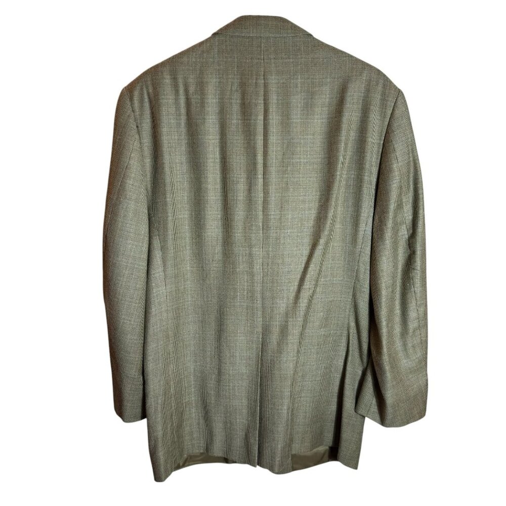 Lauren Ralph Lauren Men's Blazer Silk Wool Blend Brown Check Pattern, 38R - Picture 2 of 11